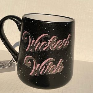 Cobwebs & and Cauldrons Wicked Witch Black Halloween Coffee Tea Mug